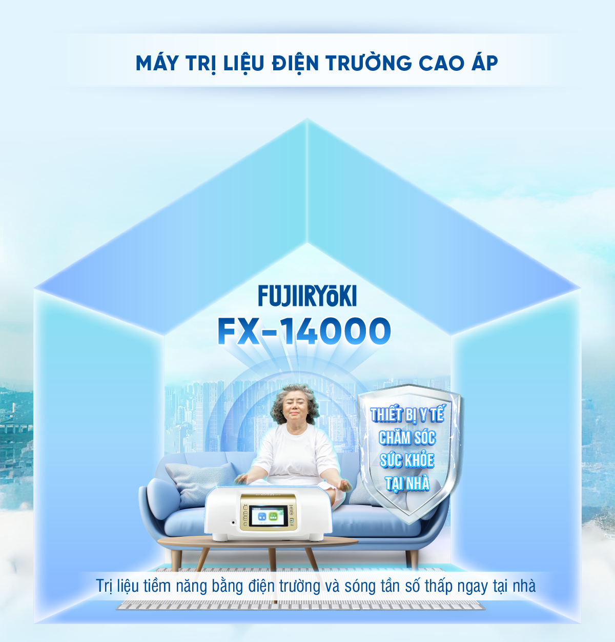 Máy điện trường cao áp Fujiiryoki Eledog FX-14000