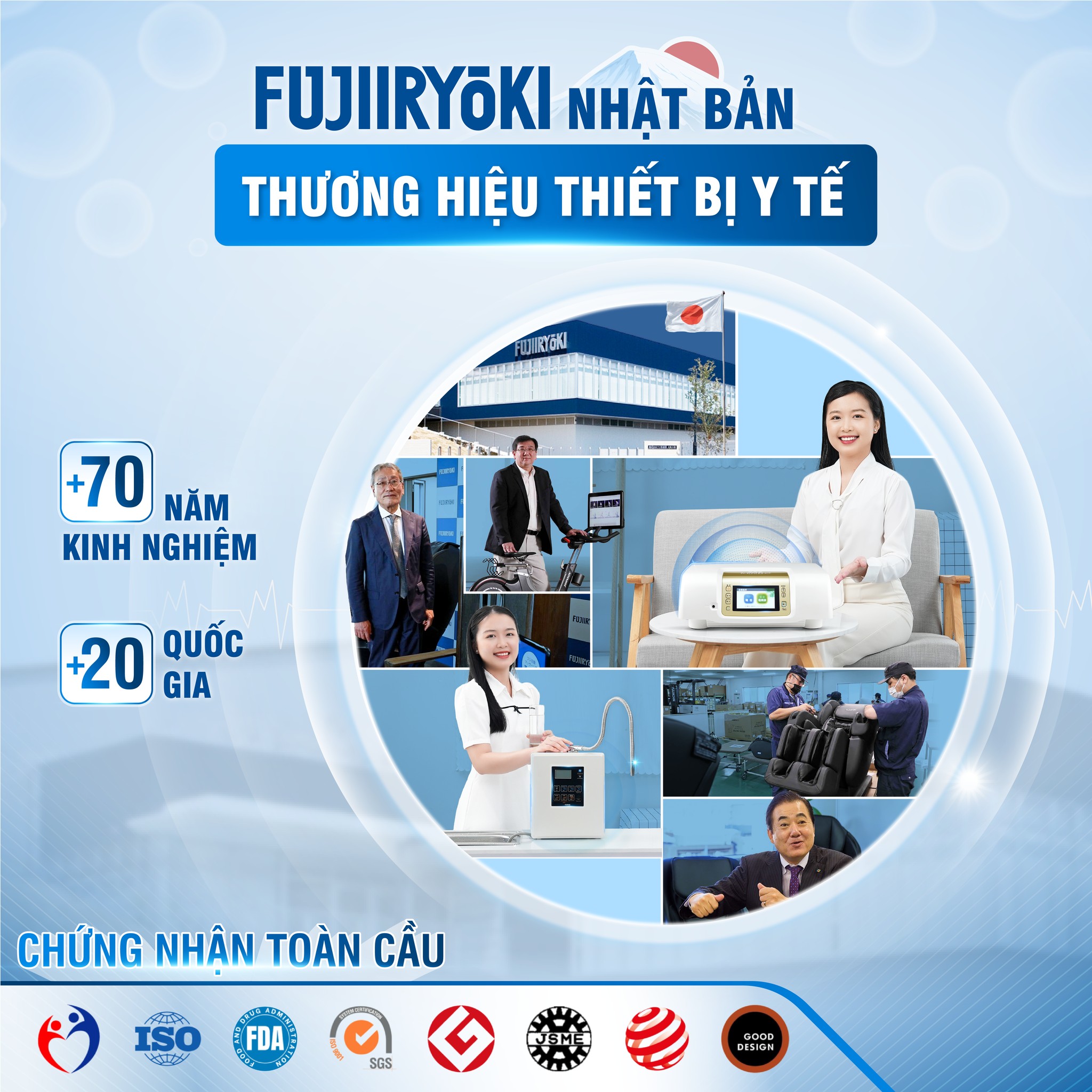 Fujiiryoki Việt Nam - đại lý phân phối chính hãng 100% của Fujiiryoki Nhật Bản