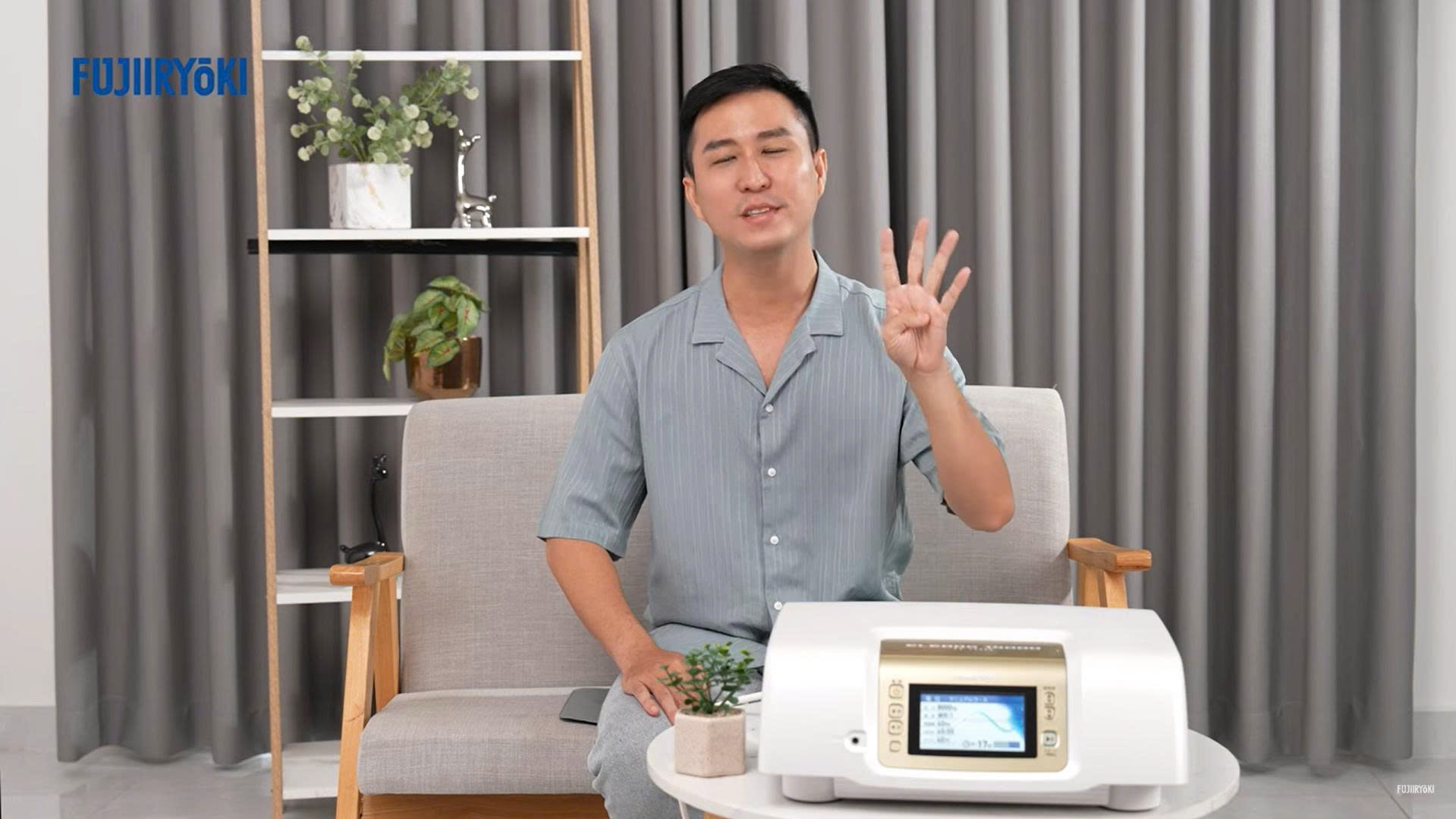 Máy trị liệu điện trường Fujiiryoki FX-14000 | Chuẩn thiết bị y tế dùng ngay tại nhà