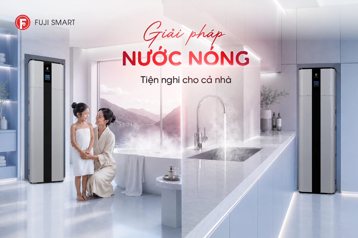 Máy bơm nhiệt heat pump Fuji Smart H800