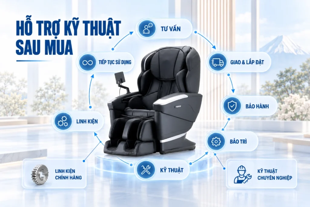 Vì sao cần mua ghế massage Fujiiryoki chính hãng?